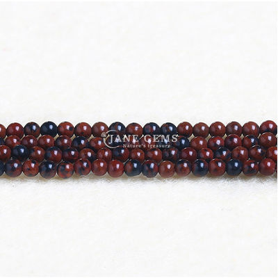 Thiên nhiên tinh thể Tiger Eye vòng hạt Crazy Lace Agate đá quý lỏng Strand năng lượng chữa bệnh hạt cho đồ trang sức làm