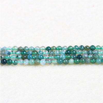 Thiên nhiên tinh thể Tiger Eye vòng hạt Crazy Lace Agate đá quý lỏng Strand năng lượng chữa bệnh hạt cho đồ trang sức làm