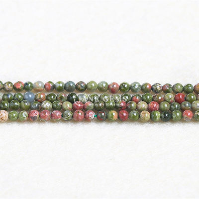 Hình dạng hình quầng tinh thể Quartz rõ ràng Unakite để làm thủ công