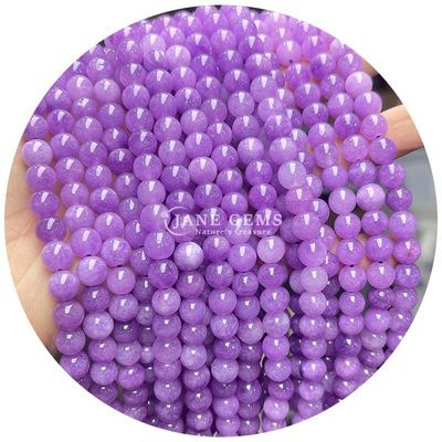 Đá bán quý Chalcedony Beads Necklace Crystal Beads Để làm đồ trang sức