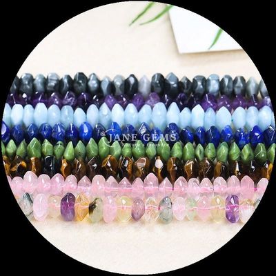 Ngọc quý hạt tinh thể tự nhiên Amazonite Eagle Eye đá quý hình dạng không đều lăn lỏng hạt để làm đồ trang sức
