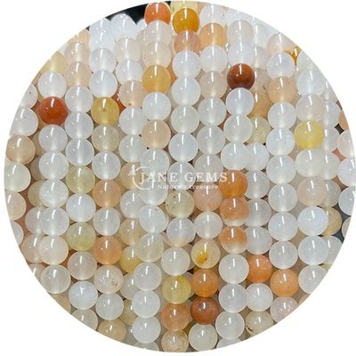Natural gemstone Beads Strand Round Crystal Stone Loose Beads For Jewelry Bracelet Making (Đá quý tự nhiên đeo dây chuyền)