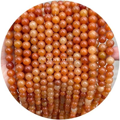 Trộn đá quý tự nhiên hạt lỏng đỏ Aventurine xanh jade cho làm đồ thủ công tinh thể