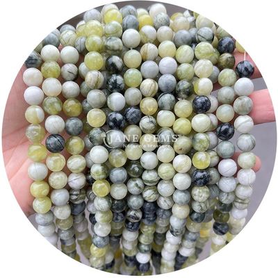Trộn đá quý tự nhiên hạt lỏng đỏ Aventurine xanh jade cho làm đồ thủ công tinh thể