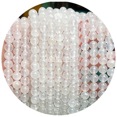 Nhạc đá ngọc bích tự nhiên nhẵn Nhạc đá ngọc lăng Vòng Nhạc đá ngọc bích để làm quà sinh nhật