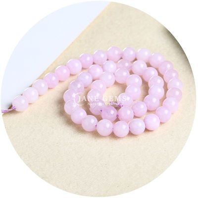 Xinjiang Chalcedony Bead Strands hình tròn đá cho đồ trang sức màu Amazonite