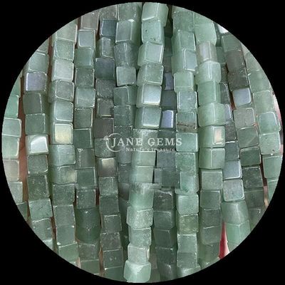 Hình cube hình vuông Howlite Lapis Lazuli Dây hạt lỏng cho việc làm đồ trang sức DIY