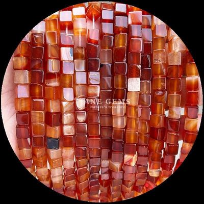 Hình cube hình vuông Howlite Lapis Lazuli Dây hạt lỏng cho việc làm đồ trang sức DIY