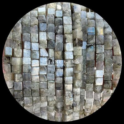 Đồ trang sức DIY và Crystal Healing Labradorite tự nhiên Blue Dot Loose Bead Strands ở các kích thước khác nhau