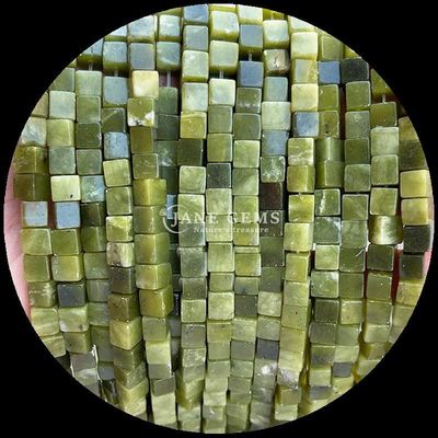 Natural Southern Jade Amazonite hình vuông đá quý hạt đinh cho đồ trang sức DIY và năng lượng chữa bệnh
