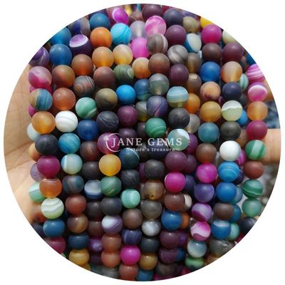 Hạt đá agate mát lỏng làm bằng tay sản phẩm bán hoàn thiện cho quà sinh nhật