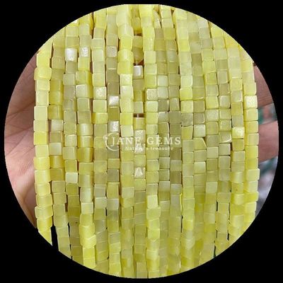 hình khối hình vuông đá quý tự nhiên hạt chanh ngọc bạch tuộc Rhodonite lỏng hạt dây cho chữa bệnh và trang sức DIY Ma