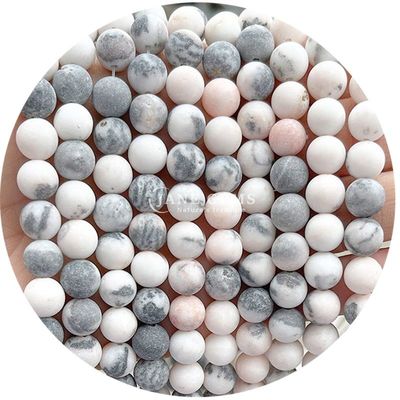 Frosted Healing Matte Round Beads Semi-Finished Products For DIY Gift đồ trang sức thủ công