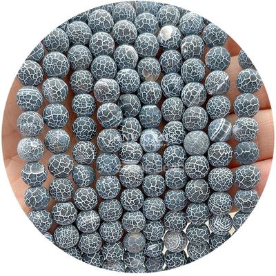 Frosted Healing Matte Round Beads Semi-Finished Products For DIY Gift đồ trang sức thủ công