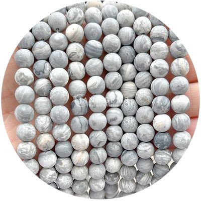 Frosted Healing Matte Round Beads Semi-Finished Products For DIY Gift đồ trang sức thủ công