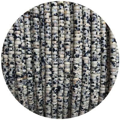 Crystal Beads Right Angle Shape Dalmatian Jasper Loose Beads để làm đồ thủ công