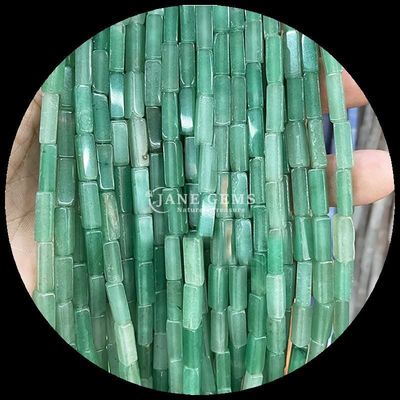 Natural Green Aventurine Indian Agate Gemstone Bead Strands cho đồ trang sức và chữa bệnh DIY