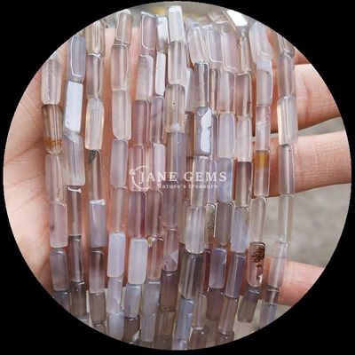 hình chữ nhật hình vuông đá quý hạt sợi Natural Yellow Jade Pink Aventurine