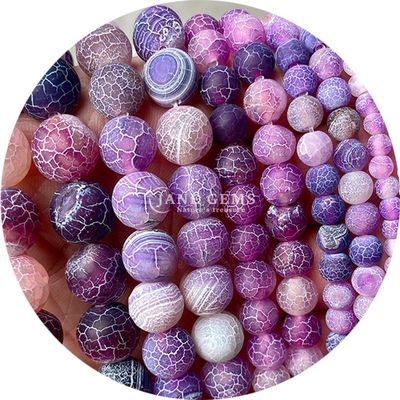 Khác nhau thời tiết Agate lỏng hạt đá tinh thể cho làm tay vòng tay tinh thể