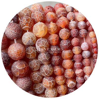 Trà hỗn hợp màu xanh lá cây Agate được thay đổi màu sắc Agate Bulk Bead Strands cho phụ kiện trang sức