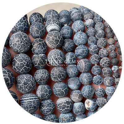 Trà hỗn hợp màu xanh lá cây Agate được thay đổi màu sắc Agate Bulk Bead Strands cho phụ kiện trang sức