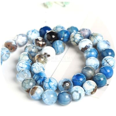 Sơn mượt mượt hình tròn hình lỏng sợi hạt khác nhau đá Agate cho làm đồ trang sức