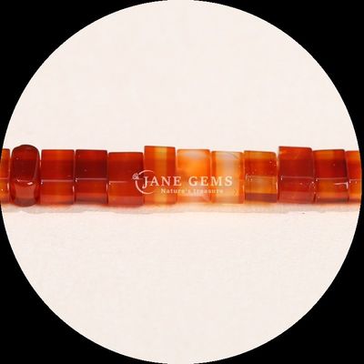 Cube đá quý hạt trong nhiều màu sắc tinh thể màu đỏ Agate Rose Quartz cho đồ trang sức DIY