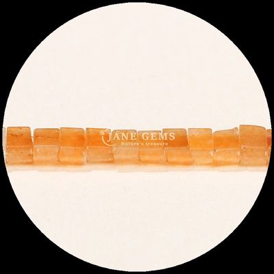 Đá quý tự nhiên đánh bóng kết thúc hạt hình khối Amazonite Picture Jasper Loose Bead Strands For Jewelry Making