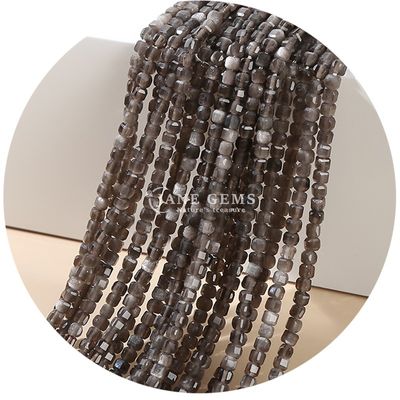 Đẹp tinh thể lỏng Bead Strand bạc Obsidian Tourmaline cho DIY thủ công làm