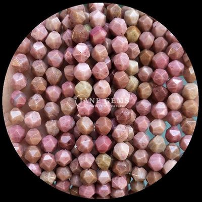 Đá ngọc thiên nhiên có mặt hình kim cương Rhodonite Amazonite