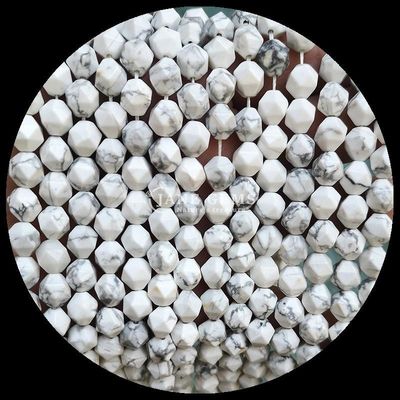 Nhiều màu sắc mặt Howlite Map Stone Loose Strand đá quý hạt cho đồ trang sức DIY