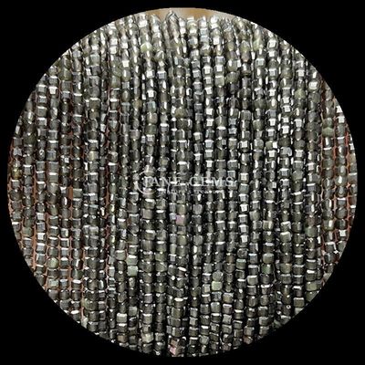 Đá quý Cube Beads Ruby Zoisite Tiger's Eye Loose Strands Square Beads để làm đồ trang sức DIY
