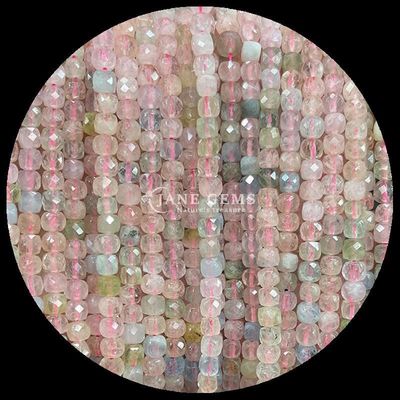 Các loại hình khối hình dạng đá quý tự nhiên hạt Fluorite Morganite Loose Strands hạt để làm đồ trang sức
