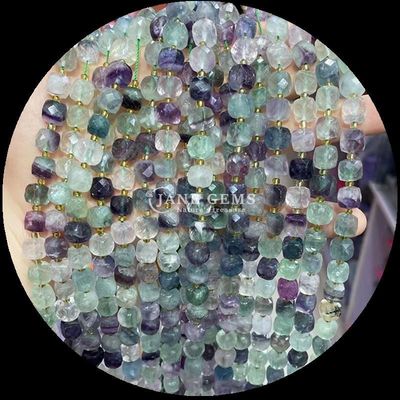 Các loại hình khối hình dạng đá quý tự nhiên hạt Fluorite Morganite Loose Strands hạt để làm đồ trang sức