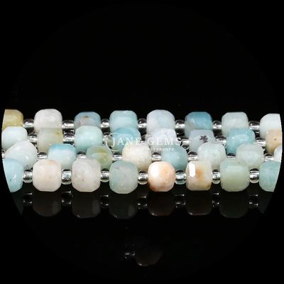 Đá ngọc tự nhiên đa màu đốm hình vuông Amethyst đốm lỏng đốm cho đồ trang sức DIY