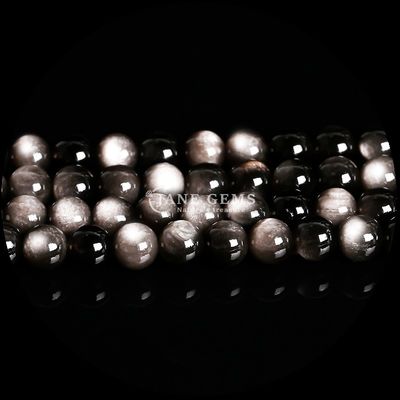 Các loại hình tròn khác nhau Bạc Obsidian đá mặt trời Đá đánh bóng tự nhiên