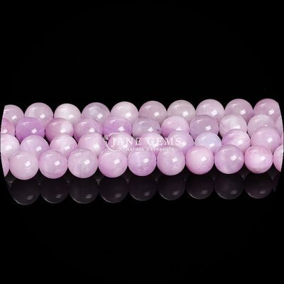 Đá quý tròn đầy màu sắc hạt mộc Morganite cho đồ trang sức Làm tay đeo tay DIY vòng cổ / bông tai