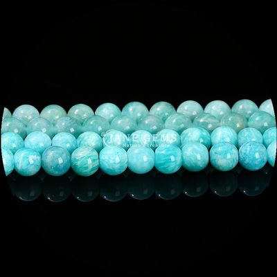 Hình dạng tròn Nhọn hạt đá quý tự nhiên khác nhau Labradorite Amazonite Sợi lỏng cho thiết kế đồ trang sức DIY