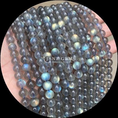 Hình dạng tròn Nhọn hạt đá quý tự nhiên khác nhau Labradorite Amazonite Sợi lỏng cho thiết kế đồ trang sức DIY