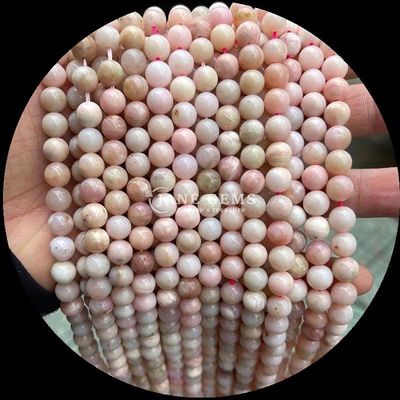 Màu sắc đa dạng Vòng hạt đá quý tự nhiên Ruby Zoisite Apatite để làm đồ trang sức