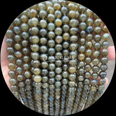 Màu sắc đa dạng Vòng hạt đá quý tự nhiên Ruby Zoisite Apatite để làm đồ trang sức