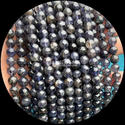 Màu sắc đa dạng Vòng hạt đá quý tự nhiên Ruby Zoisite Apatite để làm đồ trang sức