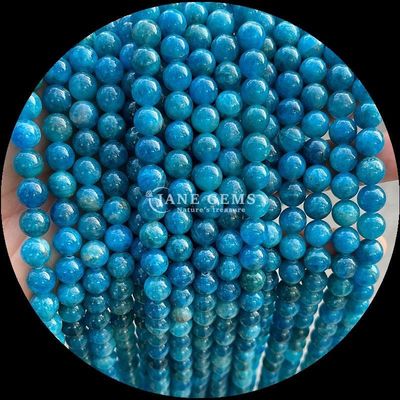 Màu sắc đa dạng Vòng hạt đá quý tự nhiên Ruby Zoisite Apatite để làm đồ trang sức