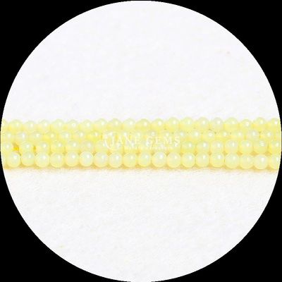 Vivid Round Multi Color DIY trang sức Mini Loose Tourmaline Yellow Jade Loose Strands Beads