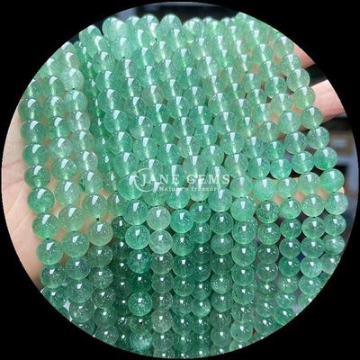 Đá tròn trong nhiều màu sắc Quartz hoa hồng tự nhiên vàng Quartz Rutilated cho đồ trang sức DIY