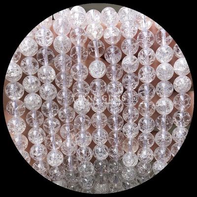 Đá quý tròn Fire Quartz Smoky Quartz Bead Strands trong nhiều màu sắc khác nhau cho tự làm đồ trang sức
