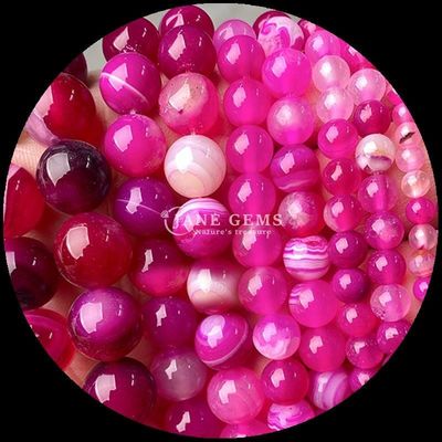 Vòng 8mm đánh bóng hạt đá quý tự nhiên sợi dây cho đồ trang sức làm đồ đạc đeo vòng tay đeo cổ nhiều màu