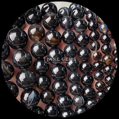 Vòng 8mm đánh bóng hạt đá quý tự nhiên sợi dây cho đồ trang sức làm đồ đạc đeo vòng tay đeo cổ nhiều màu