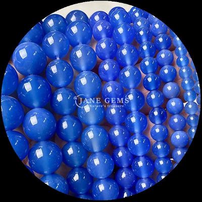 Vòng 8mm đánh bóng hạt đá quý tự nhiên sợi dây cho đồ trang sức làm đồ đạc đeo vòng tay đeo cổ nhiều màu