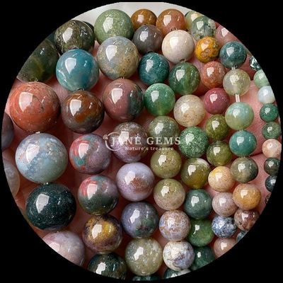 Đá ngọc 8mm Bead Various Agate Beads Green Agate Carnelian Brown Agate Loose Bead Strands cho DIY